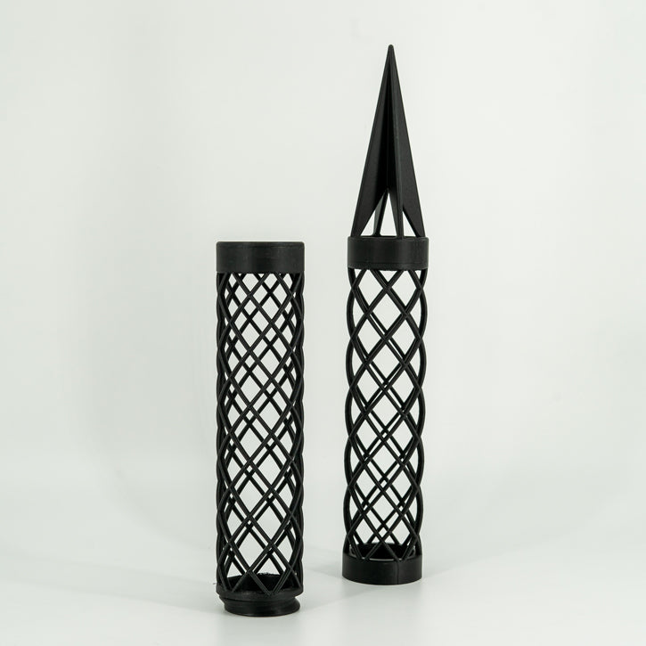 metal moss pole 3D Printed Moss Pole with Stake - Climbing Plant Support | Miyagi's Garden Ivory White