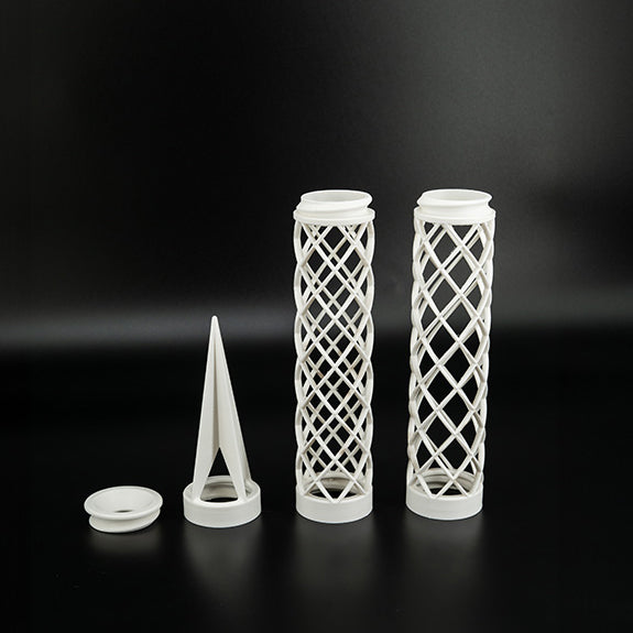 3d printed moss pole 3D Printed Moss Pole with Stake - Climbing Plant Support | Miyagi's Garden Ivory White