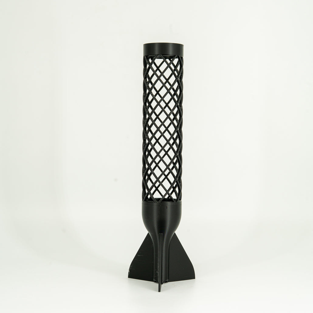 3D Printed Moss Pole with Triangle Base - 60mm/2.4in