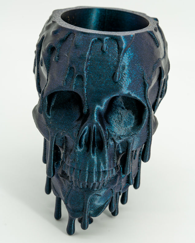Melting Skull Planter