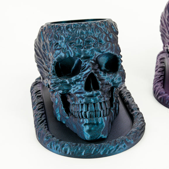 Sci Fi Skull Planter and Tray