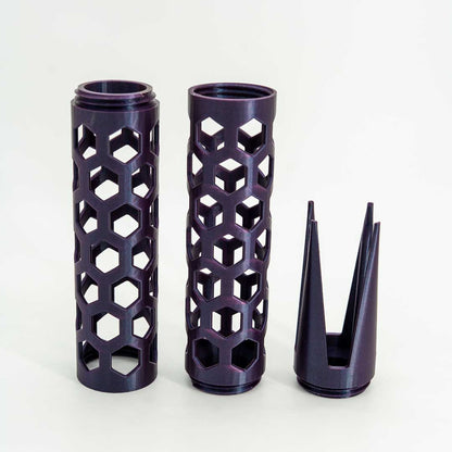 The Takumi Moss Pole 2.4in Open Design in Galaxy Purple - Miyagi's Garden
