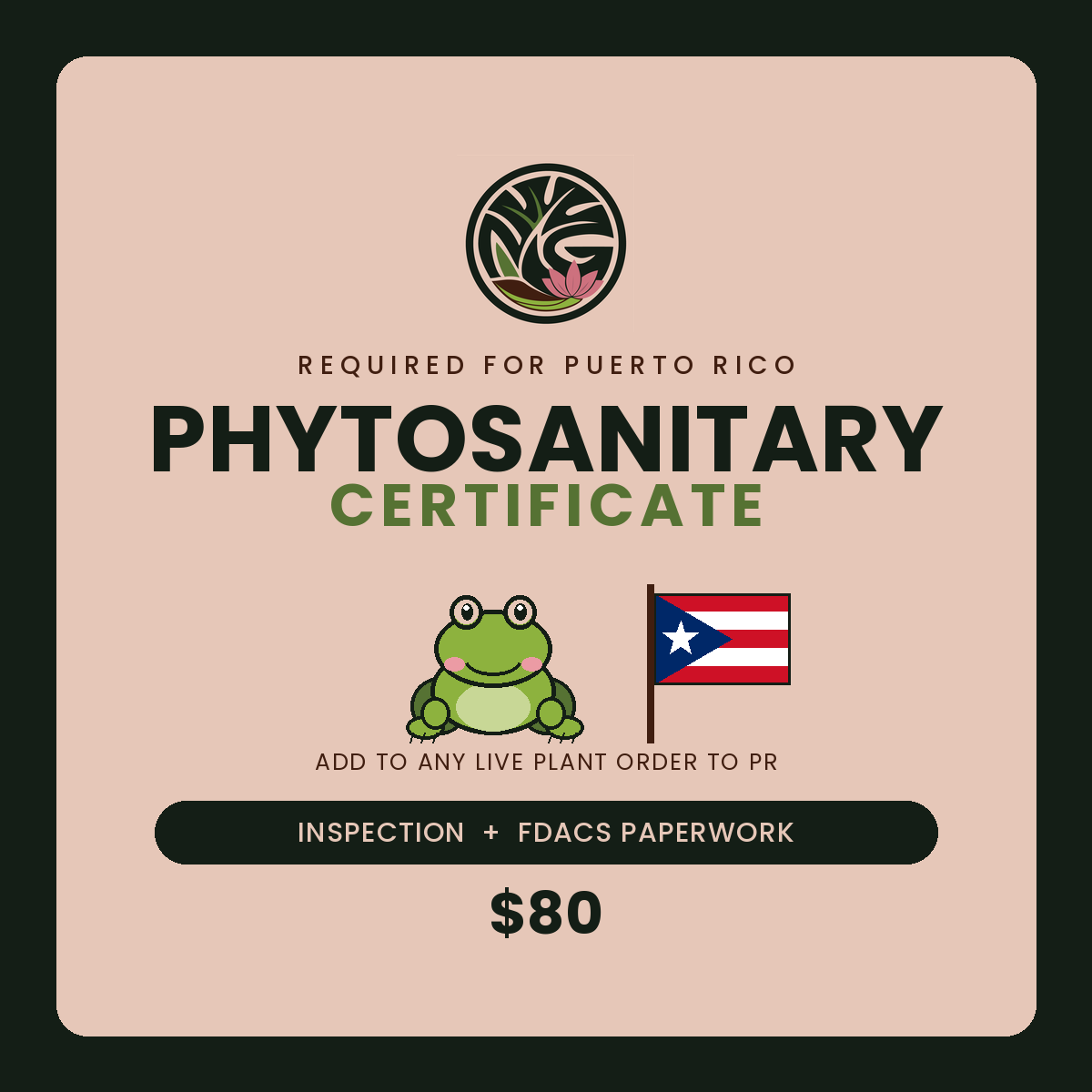 Phytosanitary Certificate – Puerto Rico Plant Shipping